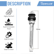 Rag Bolt Stainless Steel (16mm X 6 inches) - by Specule