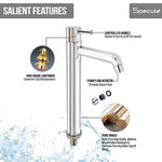 Load image into Gallery viewer, Flora Tall Body Brass Wash Basin 12 Inches Pillar Tap – by Specule
