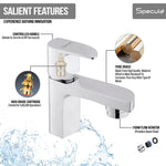 Load image into Gallery viewer, Alive Wash Basin Pillar Tap – by Specule
