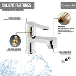 Load image into Gallery viewer, Chocolate Wash Basin Pillar Tap – by Specule
