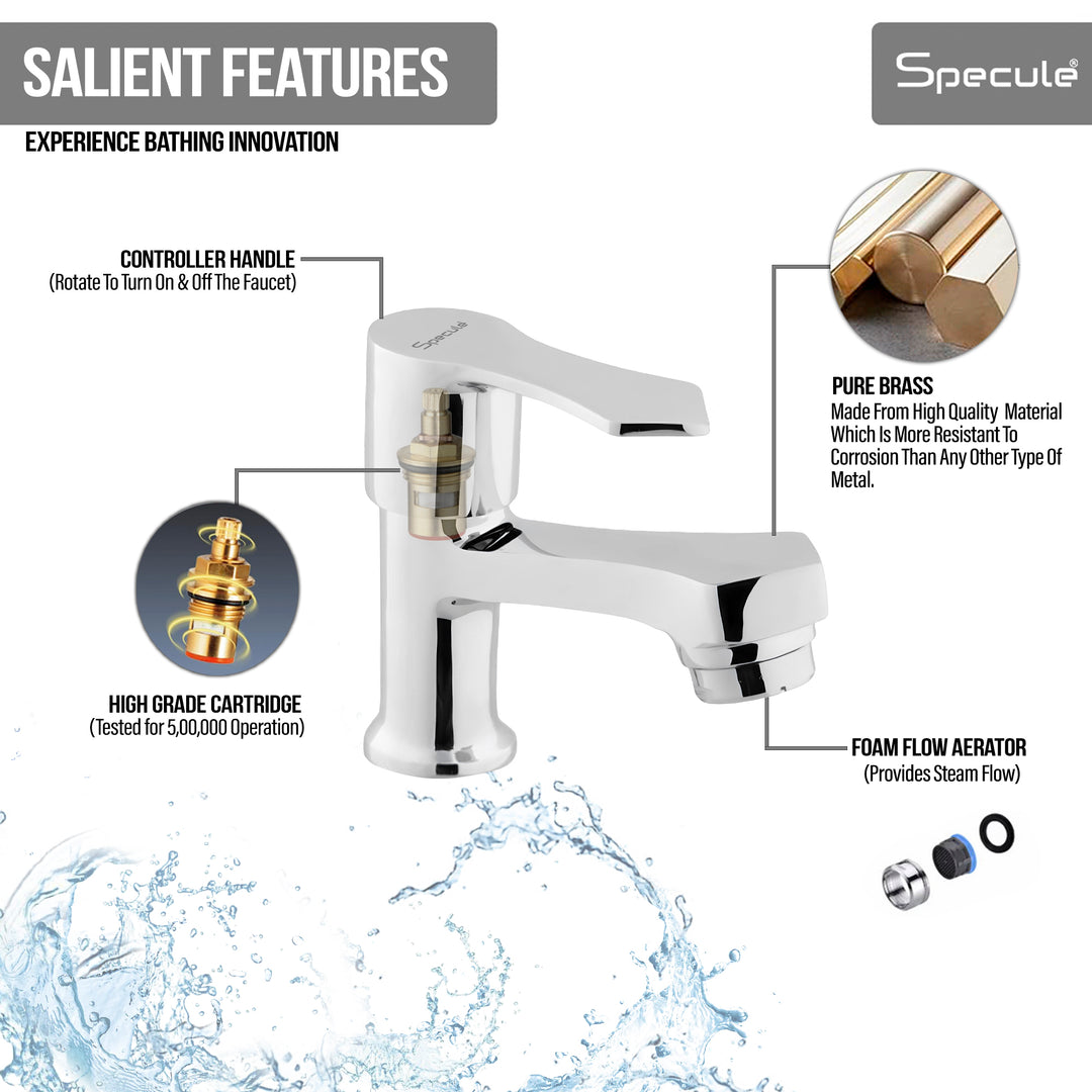 Chocolate Wash Basin Pillar Tap – by Specule