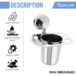 Load image into Gallery viewer, Royal Stainless Steel Tumbler Holder – by Specule

