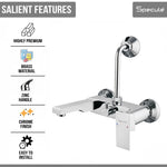 Load image into Gallery viewer, Cubix 2 in 1 Single Lever Wall Mixer Tap - by Specule
