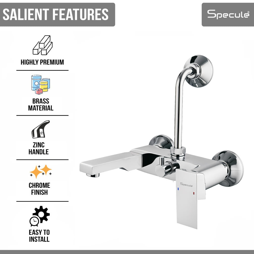 Cubix 2 in 1 Single Lever Wall Mixer Tap - by Specule