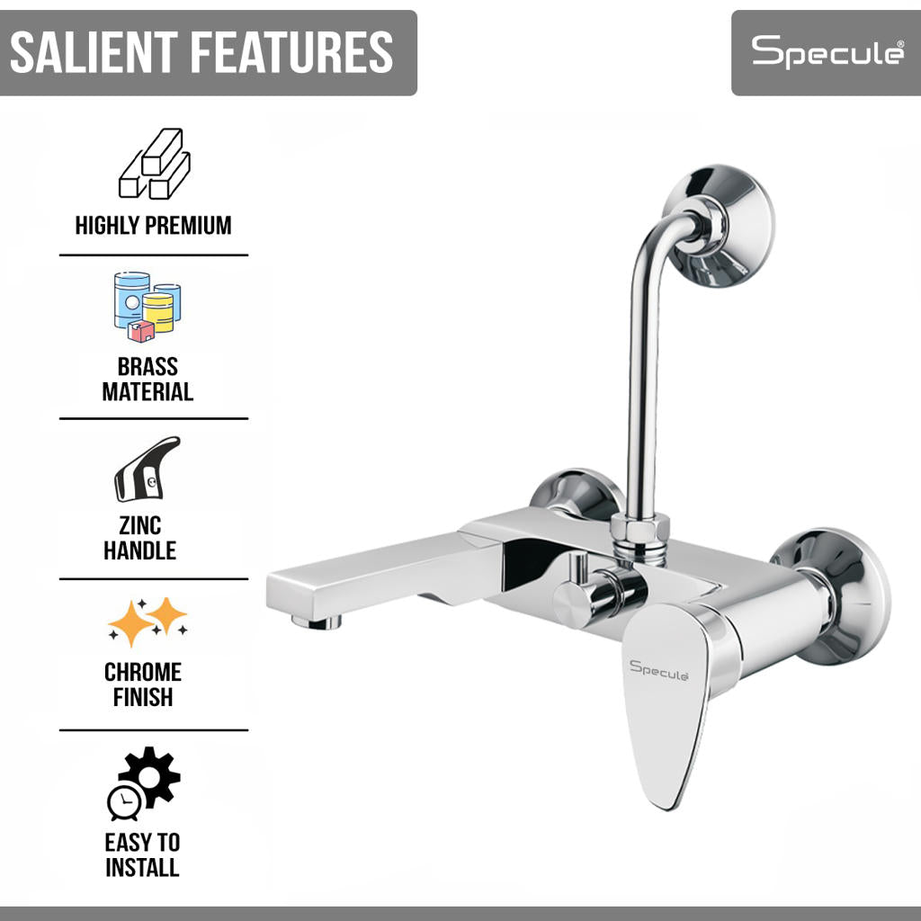 Spectra 2 in 1 Single Lever Wall Mixer Tap - by Specule