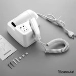 Load image into Gallery viewer, Electric Wall Mounted Hair Dryer (White) - by Specule
