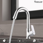 Nyra Swan Neck with Round Swivel Spout Brass (12 inches)- by Specule