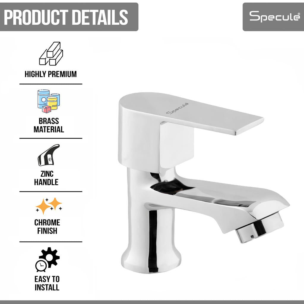 Nyra Wash Basin Pillar Tap – by Specule