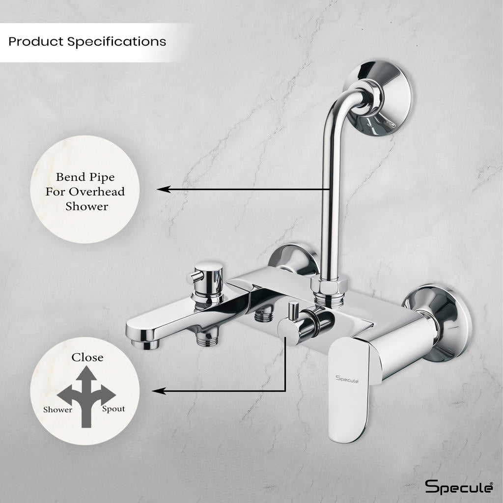 Alive 3 in 1 Single Lever Wall Mixer Tap - by Specule