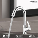 Load image into Gallery viewer, Topaz Swan Neck with Round Swivel Spout Brass (12 inches)- by Specule
