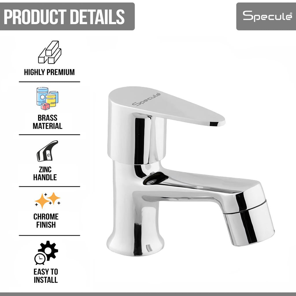 Spectra Wash Basin Pillar Tap – by Specule