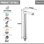 Load image into Gallery viewer, Nyra Tall Body Brass Wash Basin 12 Inches Pillar Tap – by Specule
