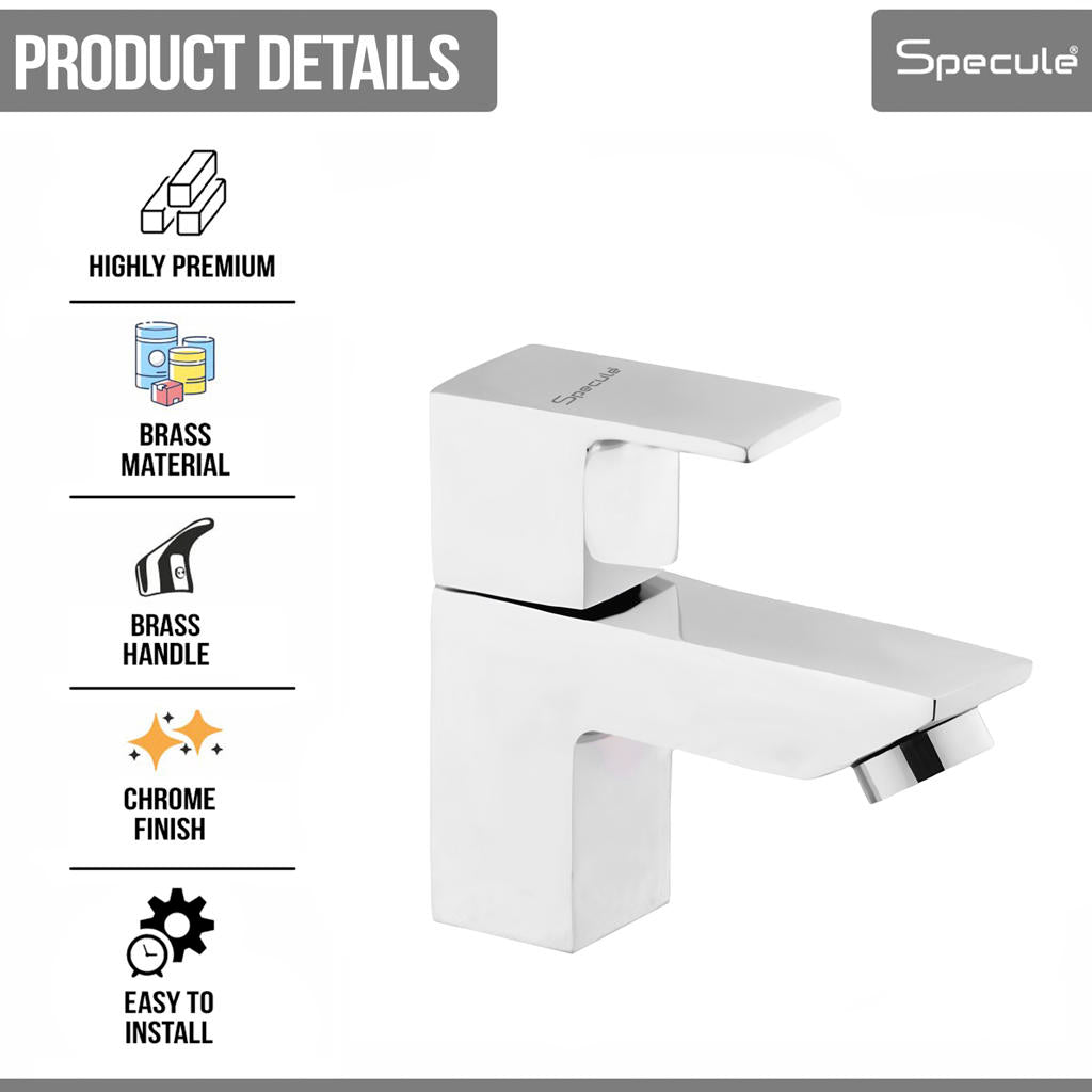Cubix Wash Basin Pillar Tap – by Specule