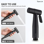 Load image into Gallery viewer, Zento Black Matt Health Faucet with Dual Flow and 2 Meter Spiral 304-Grade SS Hose &amp; Hook (Copy)
