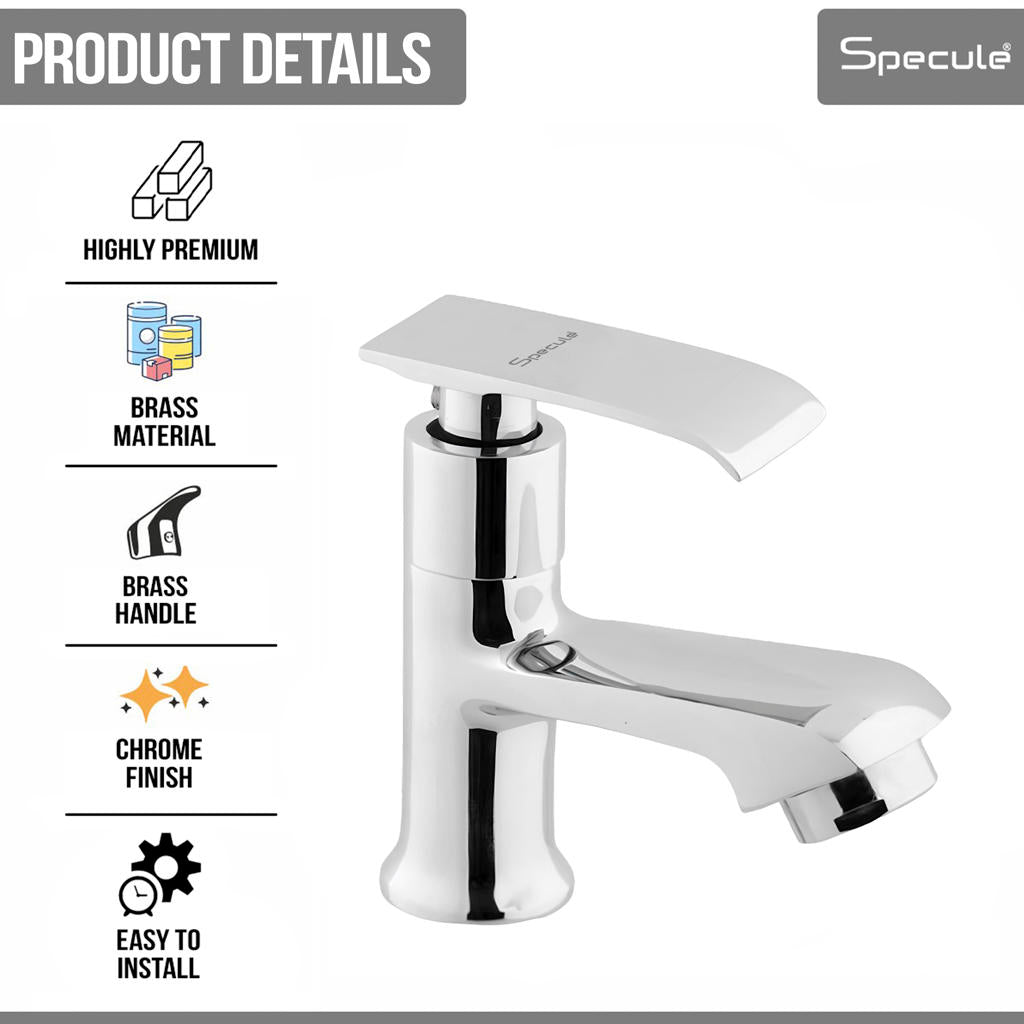 Lyric Wash Basin Pillar Tap – by Specule