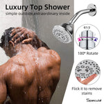 Load image into Gallery viewer, Zenith ABS Multi flow Overhead Shower (5 Inches) – by Specule

