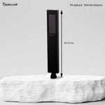 Load image into Gallery viewer, Breezo Single Flow Stainless Steel 304 Grade Hand Shower (Black)
