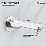 Load image into Gallery viewer, Ornamix Brass Chrome Plain Bath Tub Spout - by Specule
