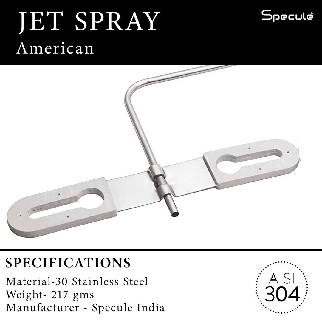Toilet Seat American Jet Spray 304-Grade Nozzle with 1 Meter Tube