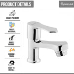 Load image into Gallery viewer, Chocolate Wash Basin Pillar Tap – by Specule
