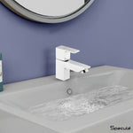 Load image into Gallery viewer, Cubix Wash Basin Pillar Tap – by Specule
