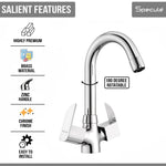 Load image into Gallery viewer, Alive Center Hole Wash Basin Mixer Tap with Swivel Spout -by Specule
