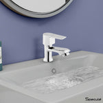 Load image into Gallery viewer, Nyra Wash Basin Pillar Tap – by Specule
