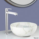 Load image into Gallery viewer, Topaz Tall Body Brass Wash Basin 12 Inches Pillar Tap – by Specule
