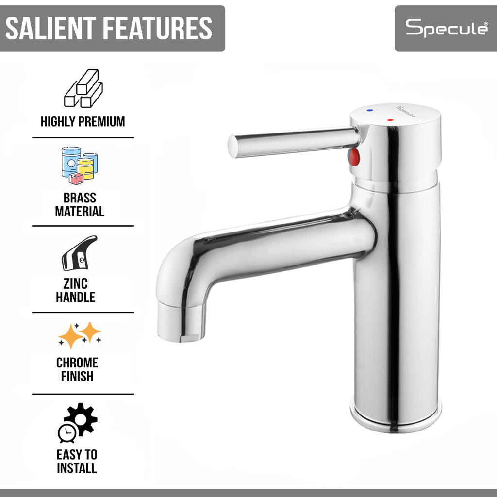 Flora Single Lever Deck-mount Wash Basin Mixer Tap - by Specule