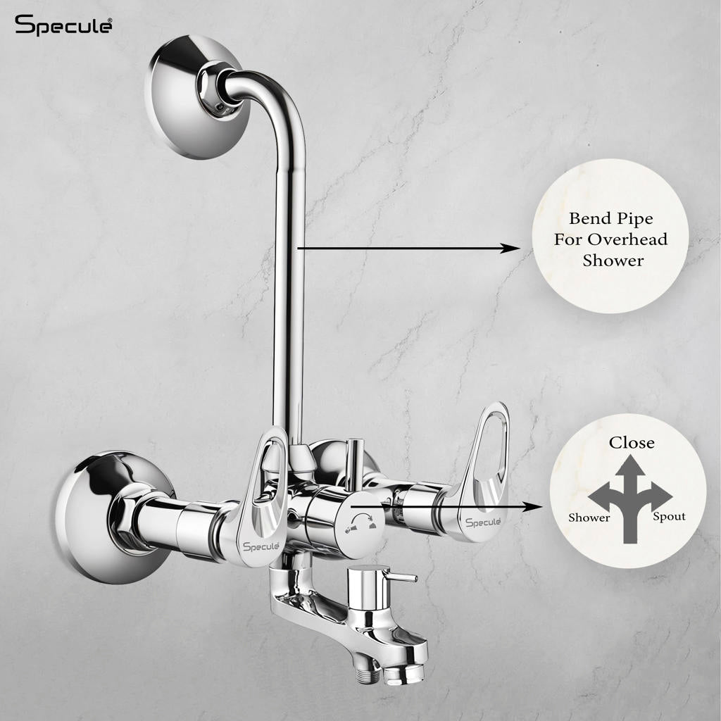 Opel 3-in-1 Wall Mixer Tap – by Specule