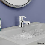Load image into Gallery viewer, Topaz Wash Basin Pillar Tap – by Specule
