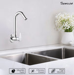 Load image into Gallery viewer, Softy Sink cock Round Swivel Spout Brass (12 inches)- by Specule
