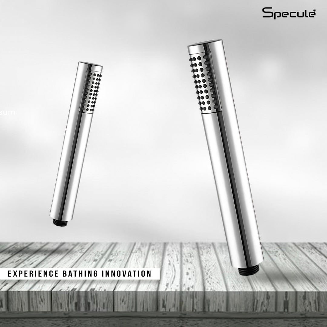 Sleek ABS Hand Shower with 1.5 Meter 304-grade SS Hose & Hook