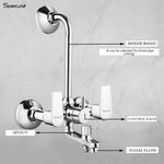 Load image into Gallery viewer, Nyra 3-in-1 Wall Mixer Tap – by Specule
