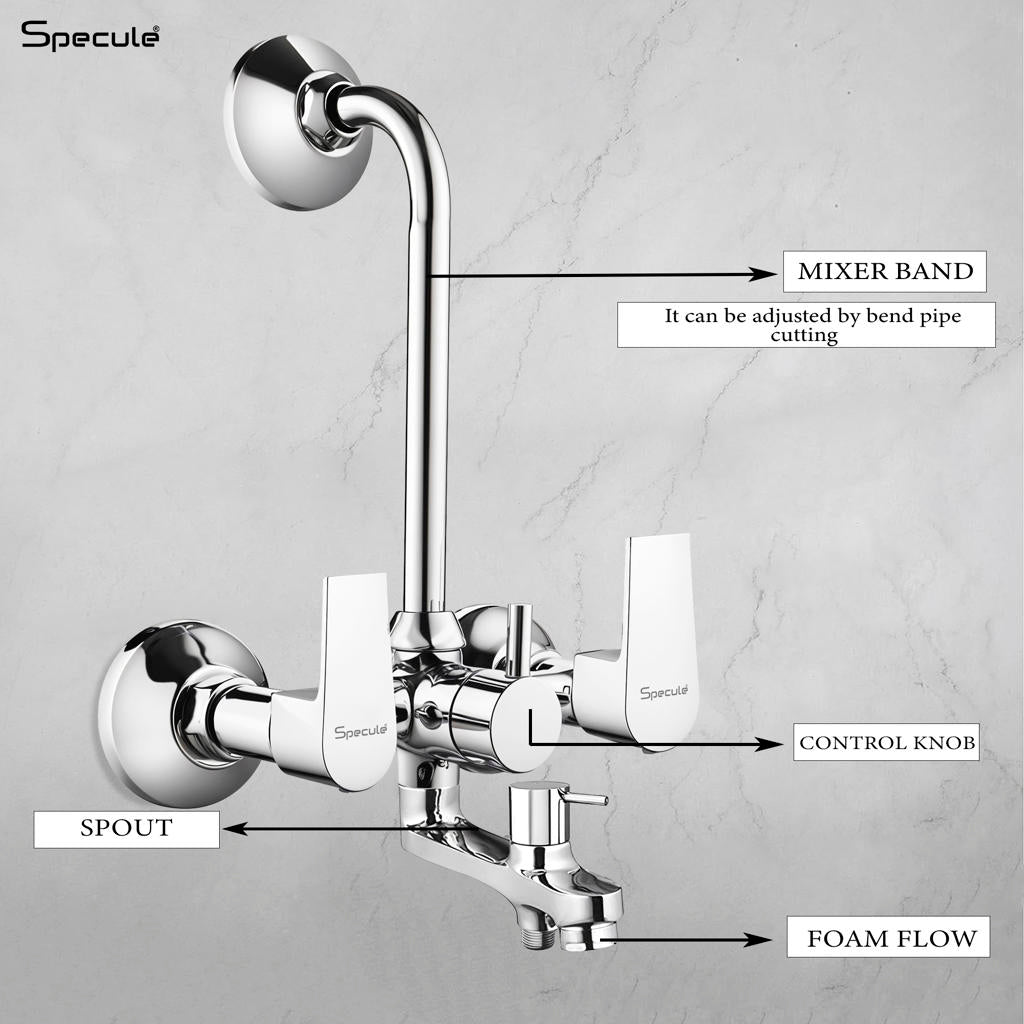Nyra 3-in-1 Wall Mixer Tap – by Specule