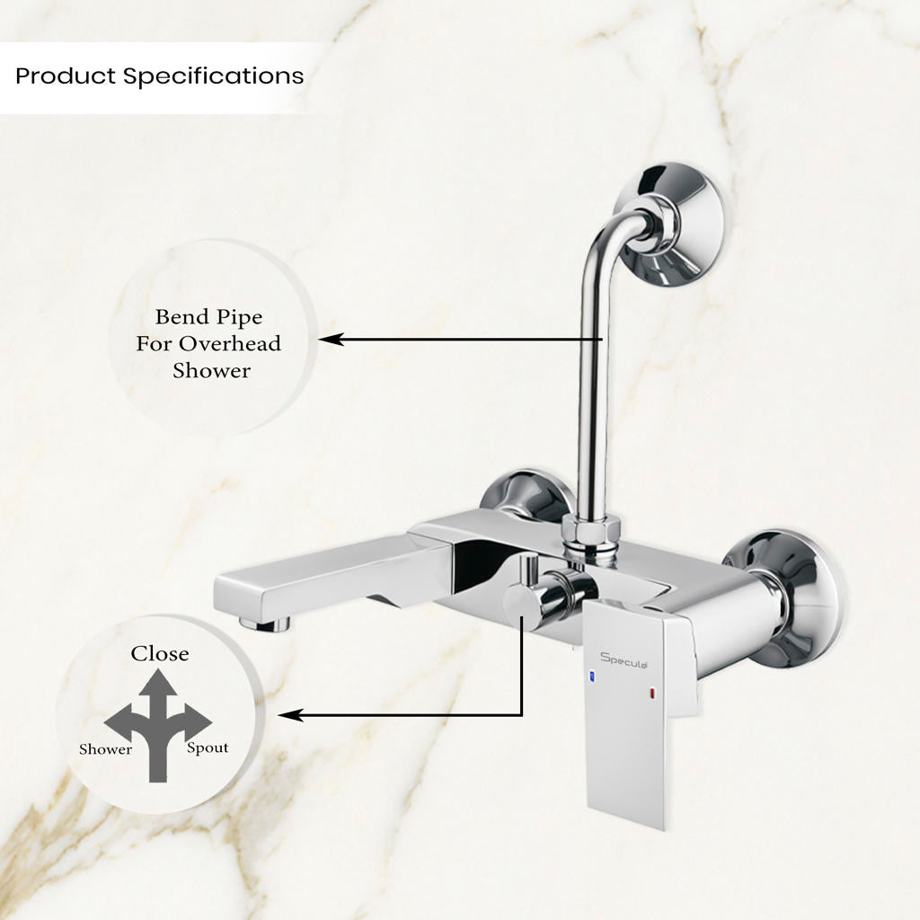 Cubix 2 in 1 Single Lever Wall Mixer Tap - by Specule