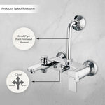 Load image into Gallery viewer, Cubix 3 in 1 Single Lever Wall Mixer Tap - by Specule
