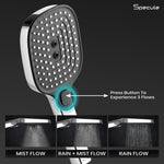 Load image into Gallery viewer, Sigma Triple flow ABS Hand Shower with 1.5 Meter 304-grade SS Hose &amp; Hook
