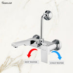 Load image into Gallery viewer, Cubix 2 in 1 Single Lever Wall Mixer Tap - by Specule
