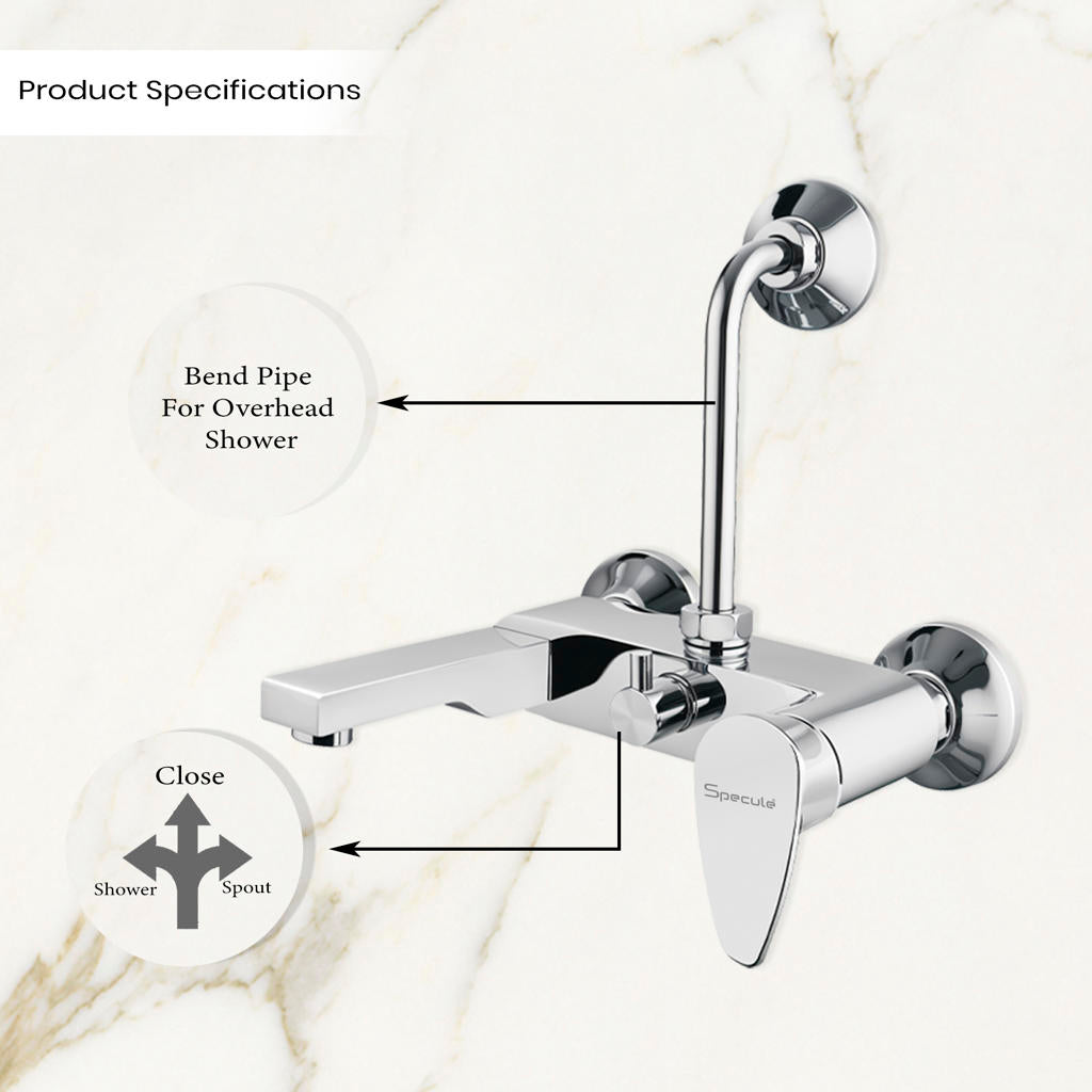 Spectra 2 in 1 Single Lever Wall Mixer Tap - by Specule