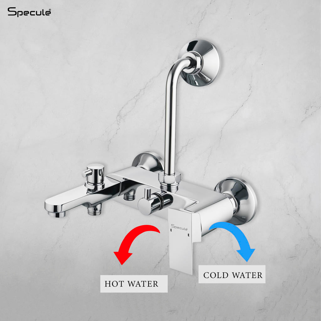 Cubix 3 in 1 Single Lever Wall Mixer Tap - by Specule