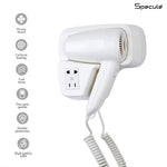 Load image into Gallery viewer, Electric Wall Mounted Hair Dryer (White) - by Specule
