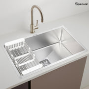 Handmade Single Bowl Kitchen Sink (32 x 18 x 10 Inches) - by Specule