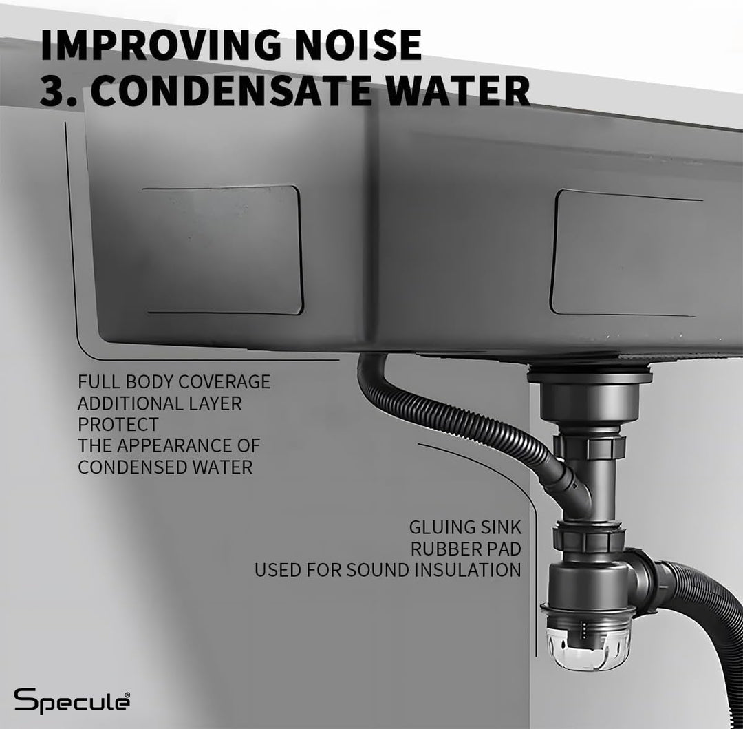 Handmade Waterfall Kitchen Sink With Pull-down Faucet Set (30 x 18 x 10 Inches) - by Specule