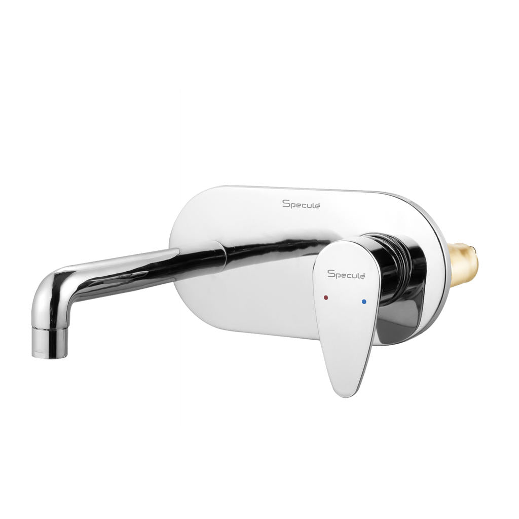 Spectra Single Lever Wall-mount Wash Basin Mixer Tap (Complete Set) - by Specule