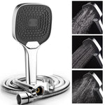 Load image into Gallery viewer, Apex Triple Flow ABS Hand Shower with 1.5 Meter 304-grade SS Hose &amp; Hook
