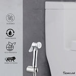 Load image into Gallery viewer, Velva Chrome Health Faucet with Dual Flow and 1 Meter 304-Grade SS Hose &amp; Hook
