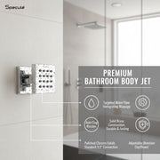 Cubix Wall Mounted Adjustable Body Jet – by Specule